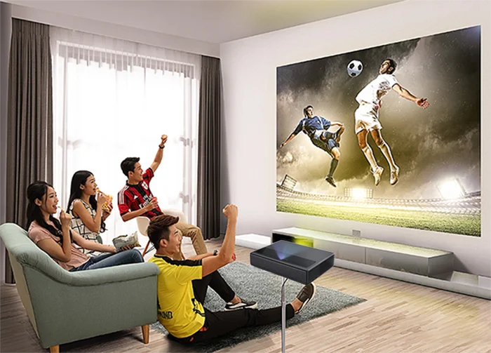 FLYIN M1 DLP Laser Projector Android 9 Οικιακό θέατρο Projector με 3D 1080P 4K Ultra Short Throw Laser Smart Projector 1