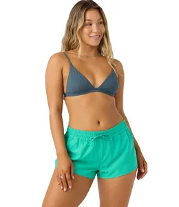 MLY Fashion Two Piece Swimwear Beachwear Mirco Mini Sexy Triangle Shape Thin String Halter Style Ruched Tie Side Bikini Short