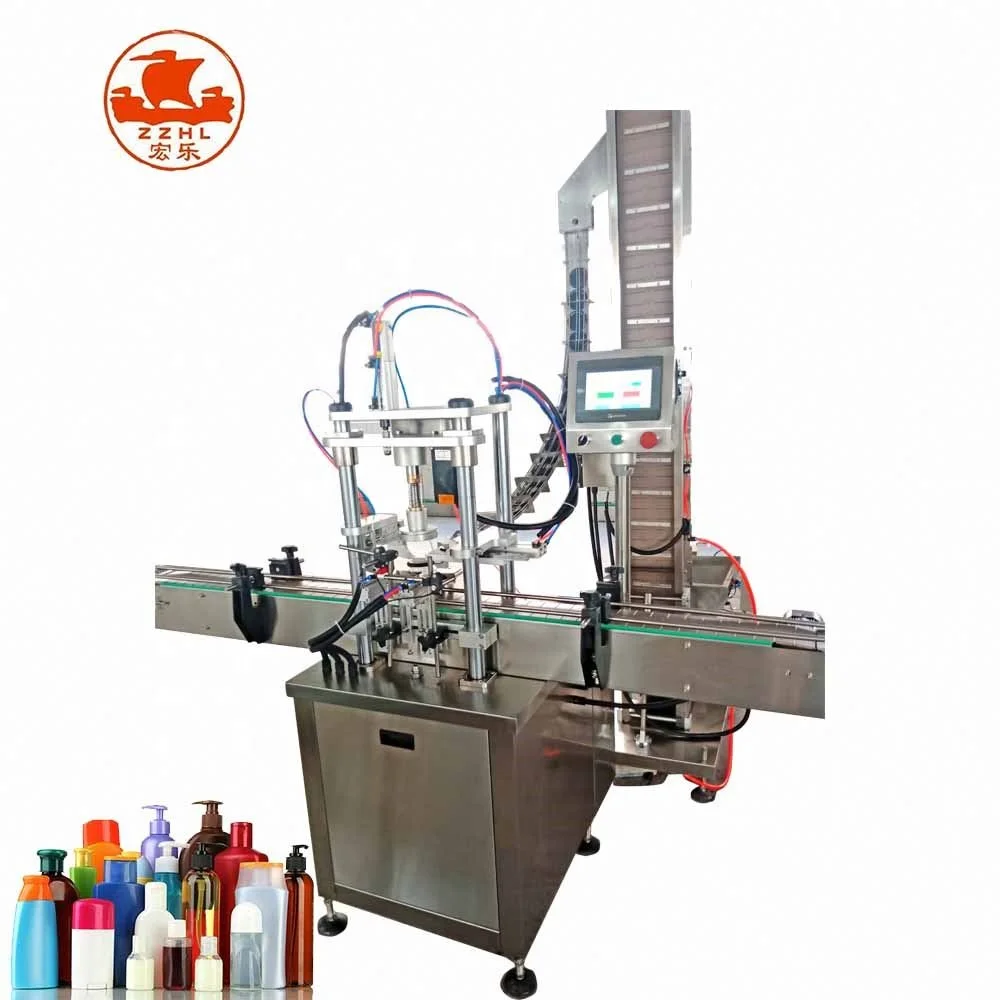 8 Automatische Glasflaschen Verschlusskappen Maschine zum Verschließen von Glasflaschen mit Aluminiumkappe