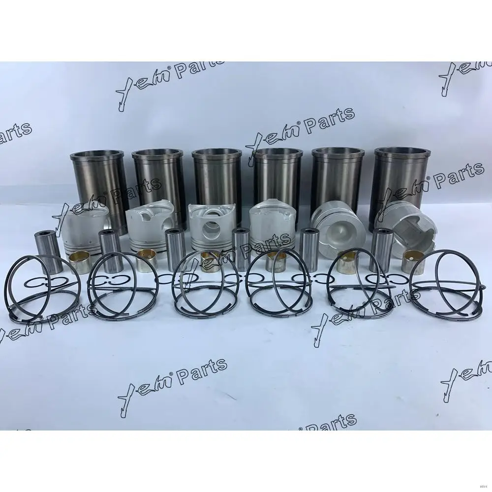 High Quality Machinery Parts Cylinder Engine Liner Kit With Pistons Ring Set For Hino EK130