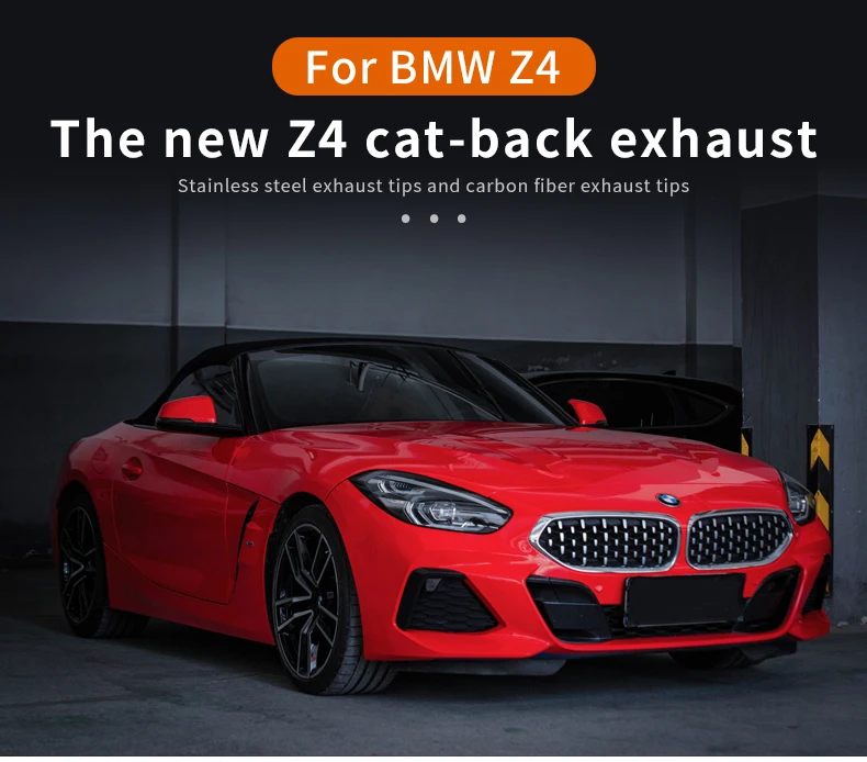 Exhaust Catback Muffler For BMW Z4 Roadster G29 2019-2022 Stainless Steel Valvetronic Performance Exhaust Catback System