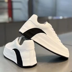 One-step Men's Microfiber Sports Casual Shoes with Ultrafilm Leather Lining All Seasons White 2026 New Arrival