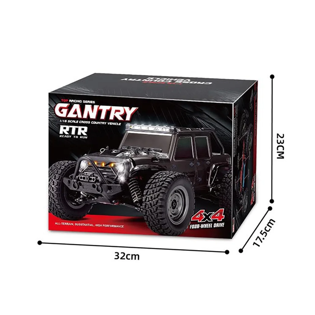 2.4ghz 1:16 Scale 4WD Monster Car - High Speed RC Racing