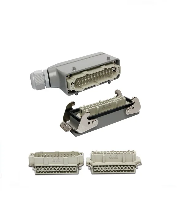 24 poliger Hochleistungsstecker HDC HE 024 1/2/3/4 | Industrieller wasserdichter Rechteckstecker | 16A 500V Schraubanschluss(Hdc he 024 1 24 poliger Hochleistungsstecker HDC HE 024 1/2/3/4 | Industrieller wasserdichter Rechteckstecker | 16A 500V Schraubanschluss(Hdc he 024 1
