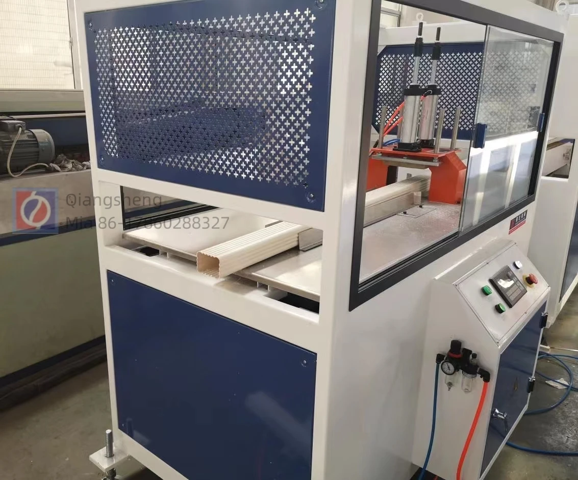 Plastic Extruder WPC PVC UPVC Windows Door Frame Louver Shutter Rain Gutter Downspout Profile Extrusion Production Line Machine
