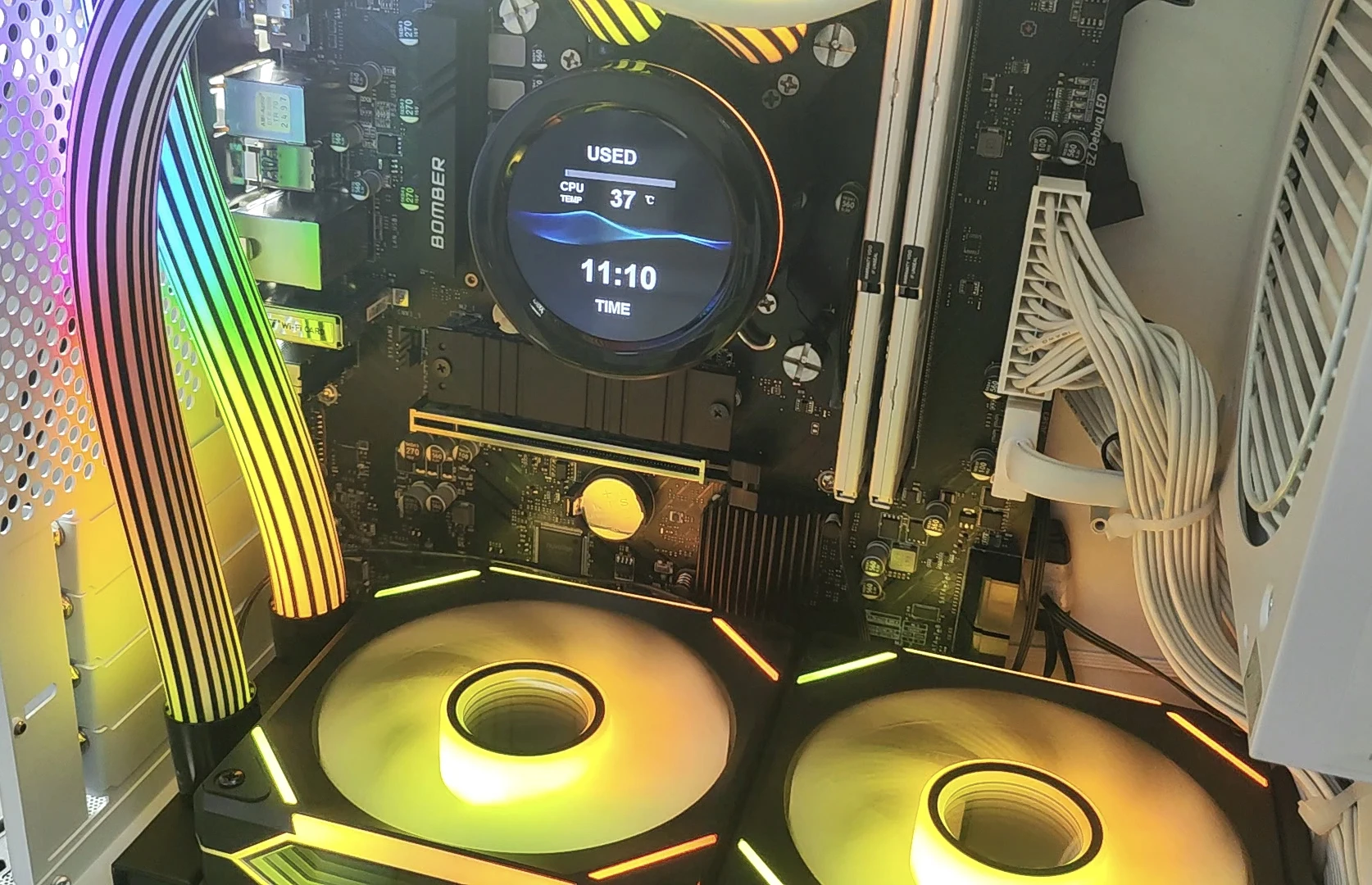 All in One Water Cooling AIO CPU Cooler 5V RGB Support Copper Radiator ...