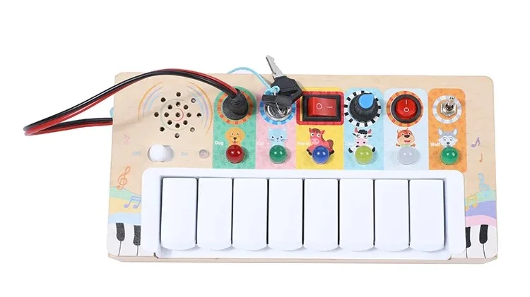 Montessori Educational Toys Toddlers Musical Toy Wooden Sensory Board ...