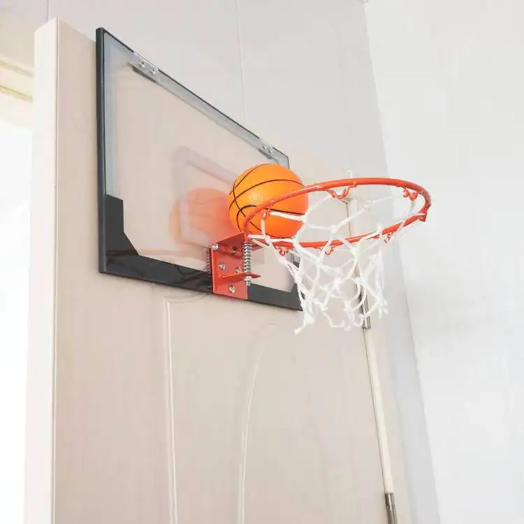 18*12 Inch Backboard Pro Mini Basketball Hoop Over The Door Wall