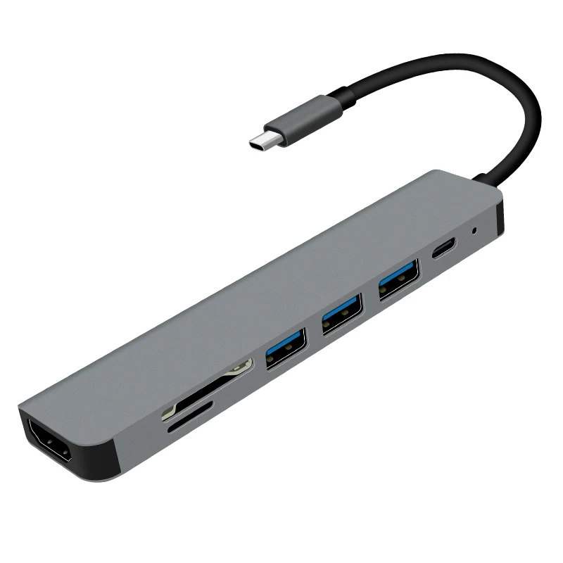 
 Док-станция usb 3,0/SD/TF/HD MI/PD, многофункциональная док-станция с поддержкой быстрой зарядки, type-c, умная док-станция для мобильных телефонов, планшетов, ноутбуков  Usb3.0/SD/TF/HD MI/PD Быстрая зарядка многофункциональная док-станция type-c умная