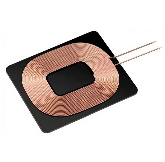 OEM 3 Transmitter Qi Wireless Power Bank Charger Air Core Receiver Pad Transmission Coil Coupled Inductor for Smart Mobile Phone