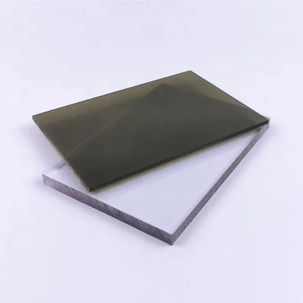 4 X 8 Unbreakable PC Building Material 6mm Plastic Solid Flat Polycarbonate Sheet