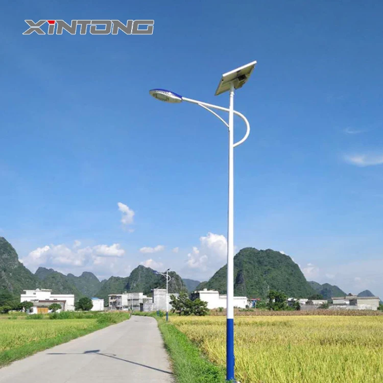 Autocad Drawing Solar Street Light with Pole