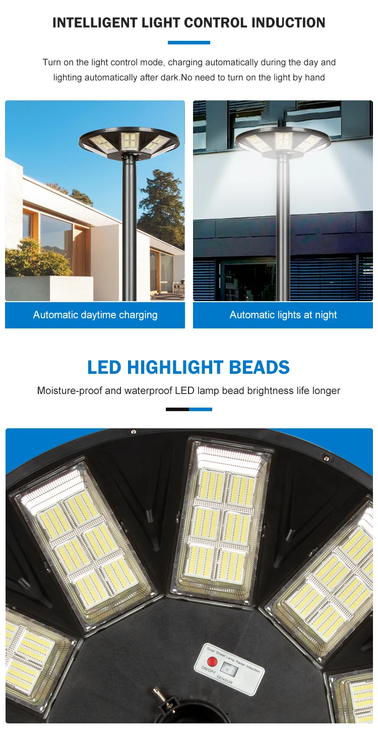 Energy Saving Outdoor LED Solar Street Light with Motion Sensor ...