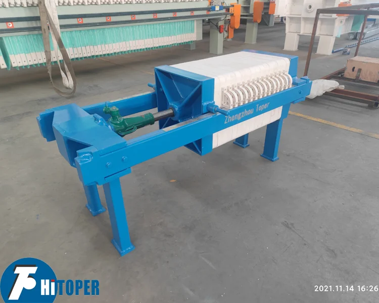 Small Manual Filter Press of Screw Press Sludge Dewatering