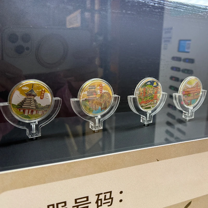 32 Inch Touchscreen Medal Vending Machine with 300-600 pcs Capacity and 1 Year Warranty for Zoos and Souvenirs