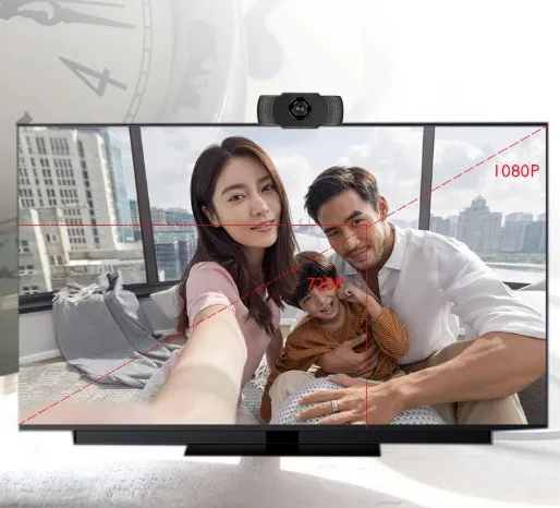 Full HD веб-камера 1080P потоковый камеры широкий экран видеосвязи и запись с микрофоном USB камера с широким углом обзора