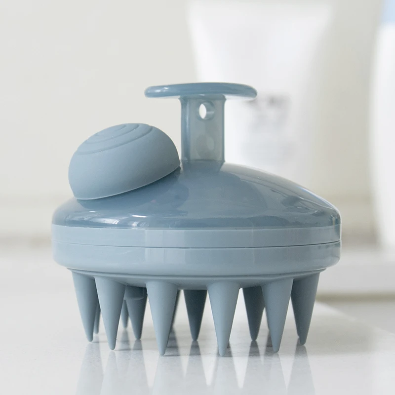 Limpiador de cuero cabelludo mejorado, cepillo de champú de