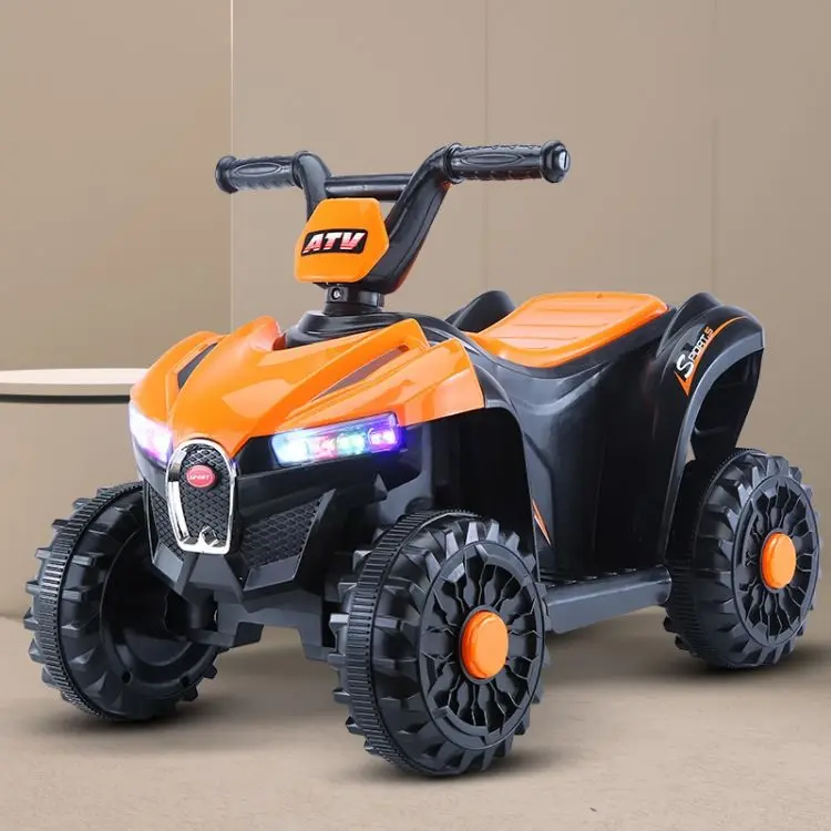 Remote Controlled 4-Wheel Electric ATV Quad Bike for Kids Power Battery Plastic Material Small Wheel Ride-on Car Toy