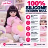 Pink Dress Plush Flower Purple Black Hair