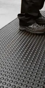Heavy Duty Anti Fatigue Floor Mats Rubber Industrial Antistatic Interlock Non-Slip Conductive Rubber Mat factory