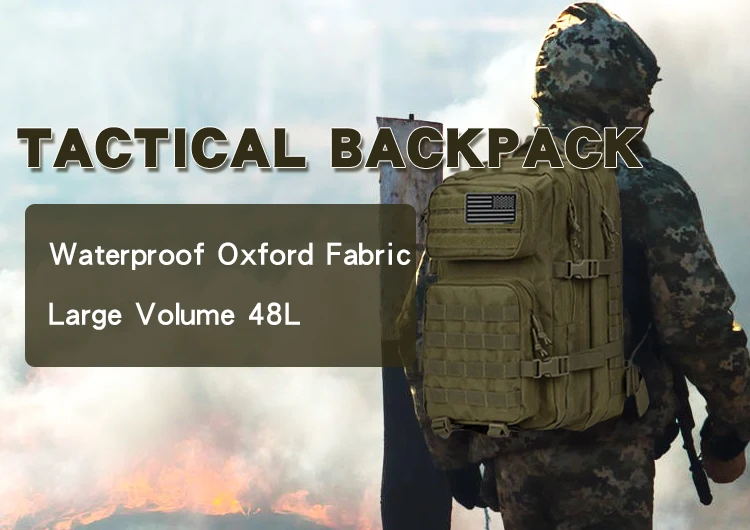 Waterproof Camo Vintage Hydration Tactical Backpack 