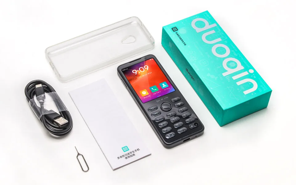 duoqin f21 pro 32G 本体 Qin F21 Pro Versão Global Smartphone 4G com Painel Touch de 2.8