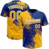 Yellow and Royal Blue