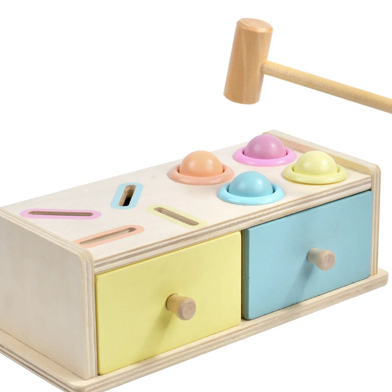 Montessori Kinder Holz Sensorischen Münzautomat Unisex Infant Pädagogisches Spielzeug Juguetes Montessori Spielzeug für 1 jahr alt