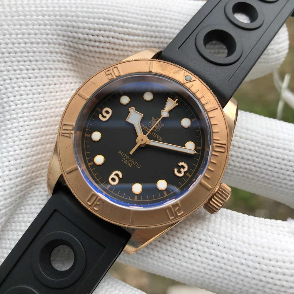 bronze dive watch
