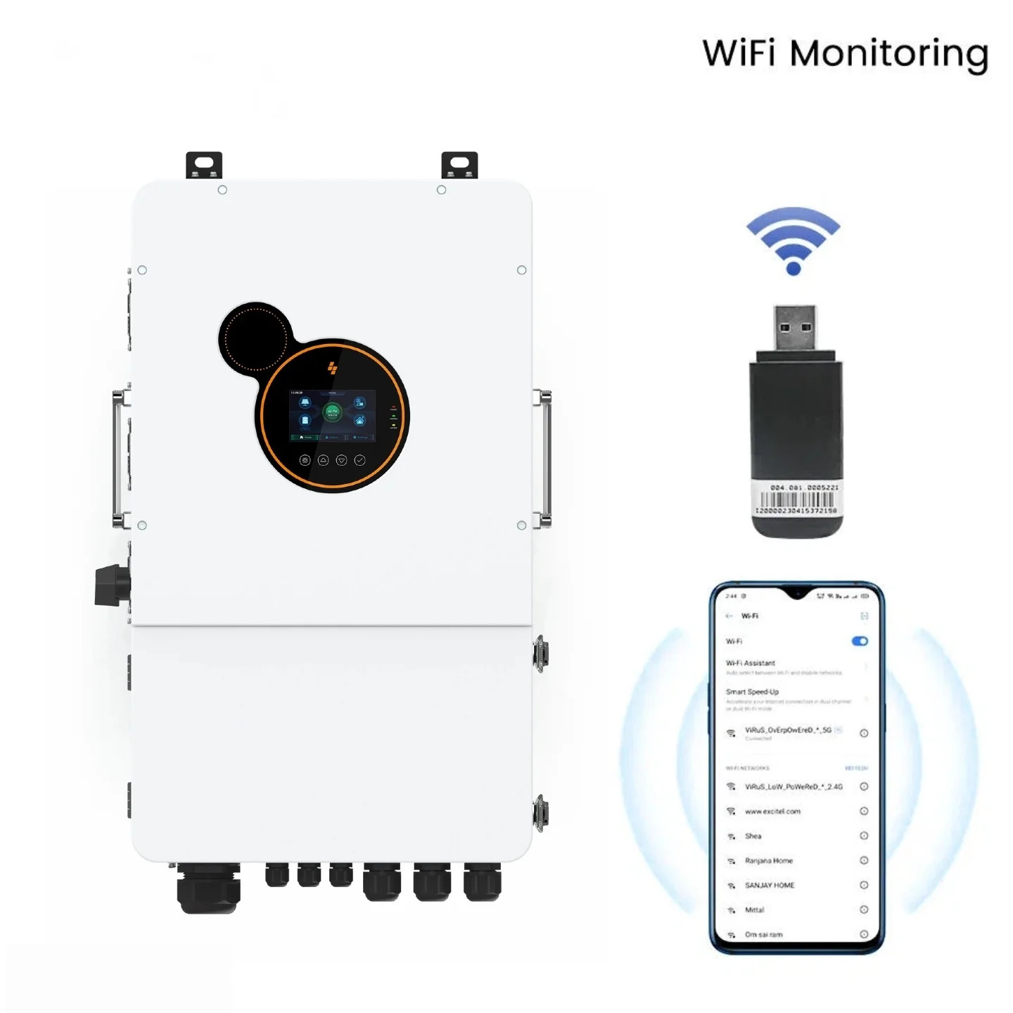 Fast Delivery SEI Series 48V Solar Storage Inverter 6kw SRNE 8kW 10kW 12kW UL1741 with USA Warehouse for Lithium Battery System
