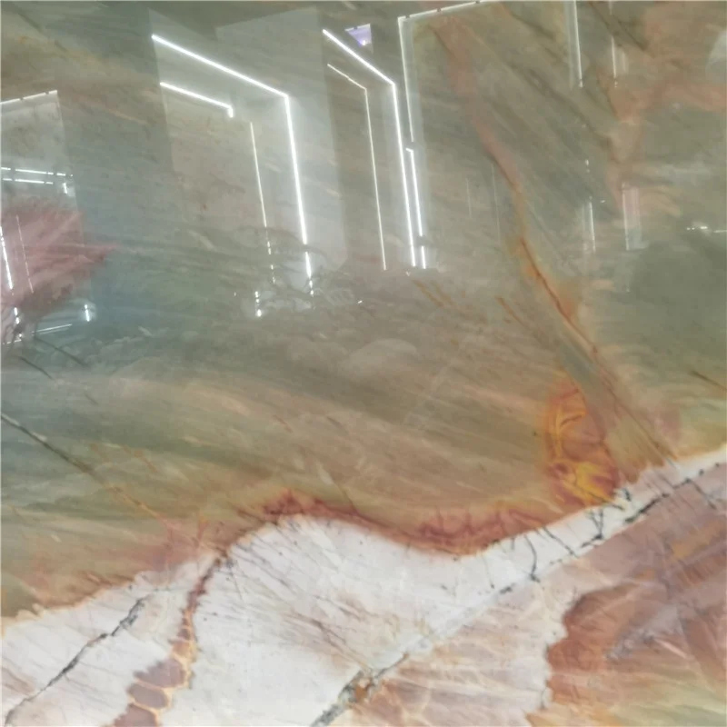 product luxury jade dark green quartzite stone polished natural stone for luxury home design for bathroom decoration-5