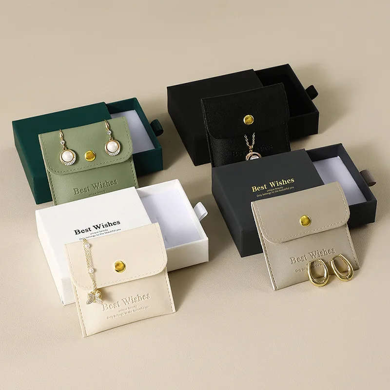 Wholesale Custom logo Thick Kraft Paper Drawer Jewelry Packaging ...