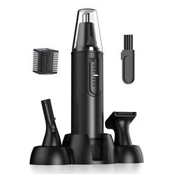 2021 3в1 Мини Usb Электрический перезаряжаемый водонепроницаемый безболезненный лицевой ушной и носовой триммер для бровей и волос для мужчин