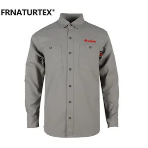 Wholesale Custom Oil and Gas Workwear Mechanic Fire Resistant Mens Workwear Shirts Flame Resistant Shirts