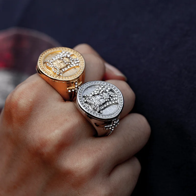 2021 Fashion Hip Hop Stainless Steel 