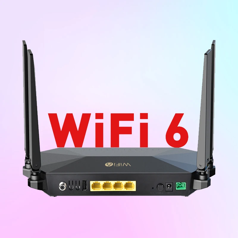 Bt-G712Ax AX1800 Dual Band Wi-Fi 6 Router, 4GE + CATV, GPON/EPON