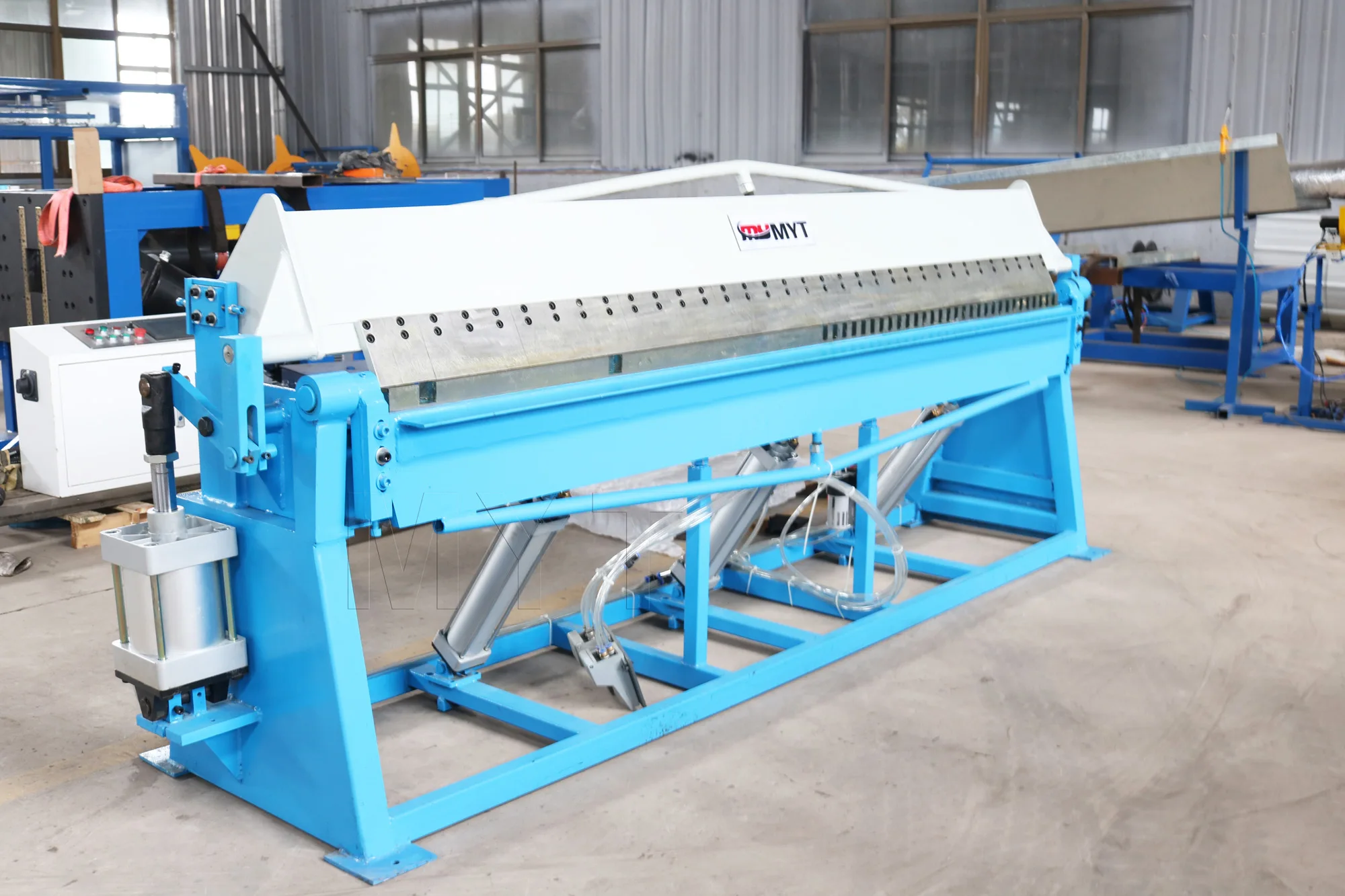 1.5mm Galvanized Sheet Pneumatic Bender Tdf Flange Folding Machine ...