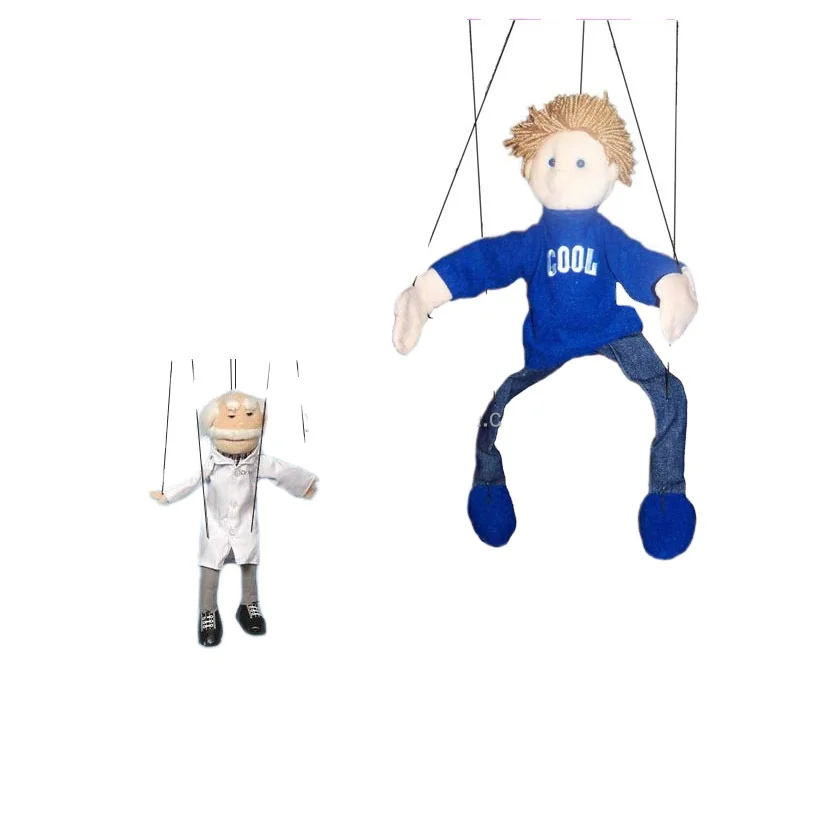 A201 Funny Playing Toy String Puppet Doll Plush Puppet Marionettes