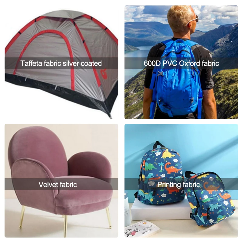 By Yard Colorful Waterproof 420d Polyester Oxford Pvc Coated