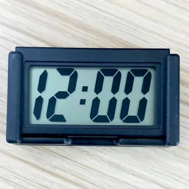 Source Mini horloge de bureau LCD pour enfants Accessoire intérieur pour  voitures Réveil numérique Horloge de table on m.alibaba.com