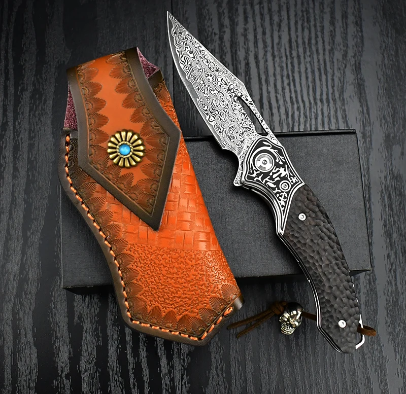 Boutique High Quality 107 Layer Damascus Vg10 Steel Wooden Handle