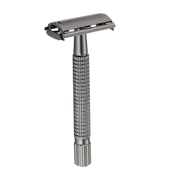Long Razor Handle Male Gender and Face Use razor butterfly opening