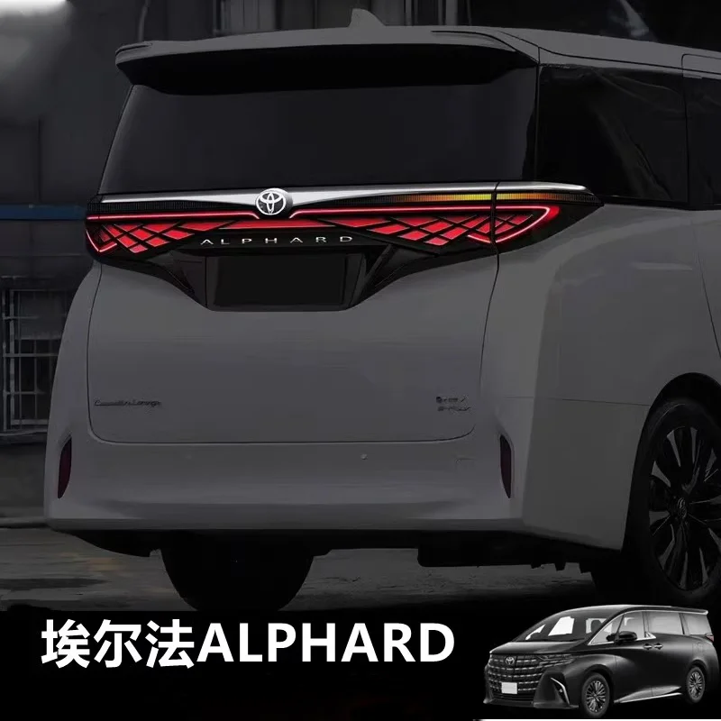 Enhance Toyota Alphard 2023-2025 Tail Lights with H7 Red Bulbs
