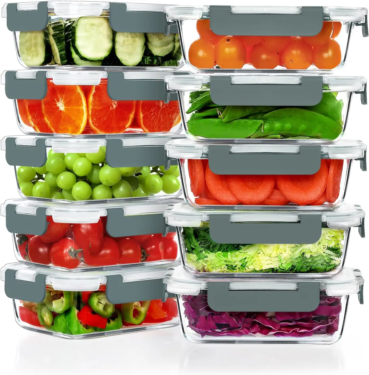 Professional Glass Food Storage Container Custom Storage Container Food Storage Container Set