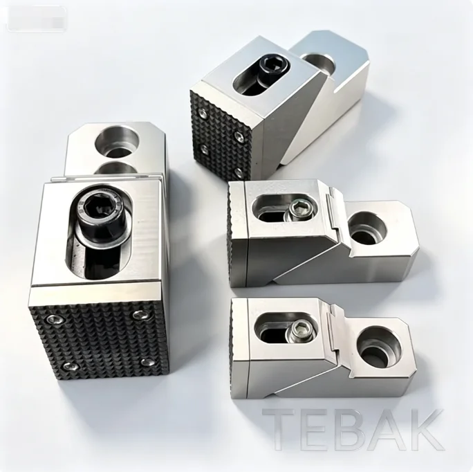 EBAK Metal Workholding Fixturing Flat End Frog Clamp M6 M8 M12 M16 CNC Milling Lathe Side Bench Vise Clamp