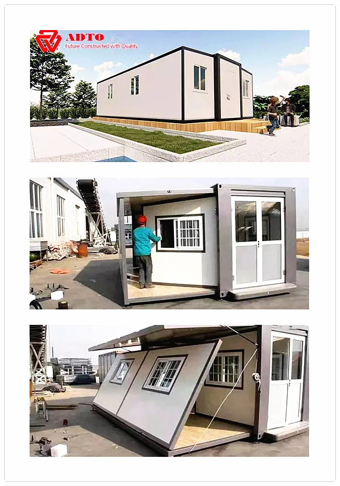 Adto Easy Assemble Modern Prefab House,Expandable Prefabricated 20ft