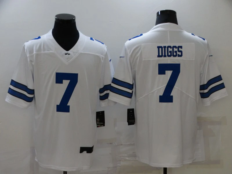Новое поступление, высокое качество, прошитая трикотажная футболка для американского футбола Далласа, ковбойская футболка Trevon Diggs 7, Футбольная форма, спортивная одежда