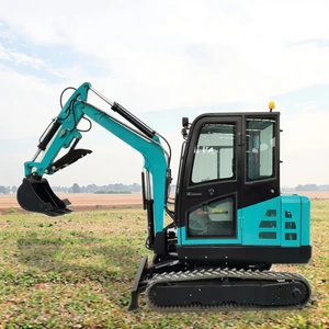 EPA/EURO 5 Chinese Mini Excavator EPA Kubota Engine  3.5 TON Excavator Cabin Mini Digger for Time-limited Sale