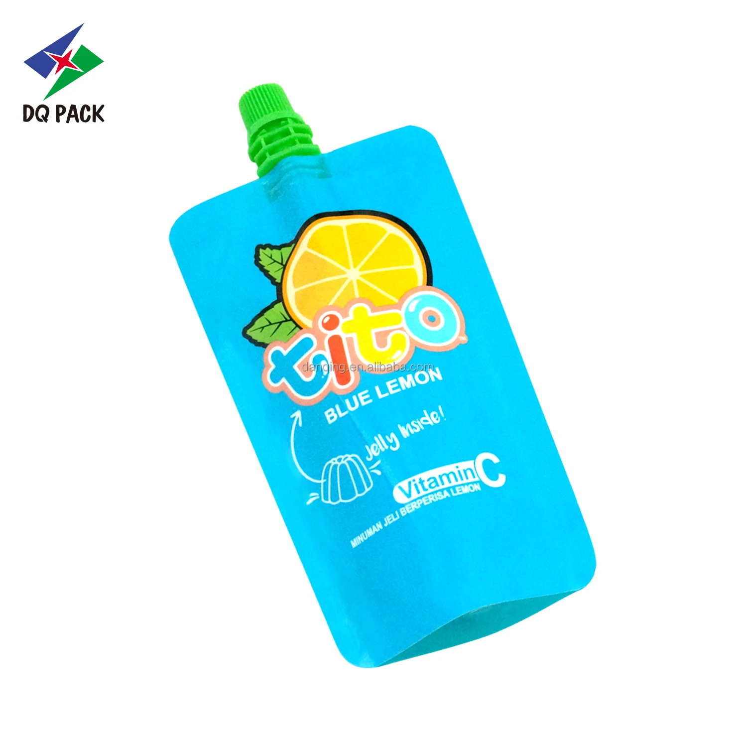 China Hot Selling Coconut Water Spout Pouch Aluminum Packaging Lemon juice pouch