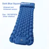Colchón inflable de diamante azul oscuro: ensanchado y engrosado